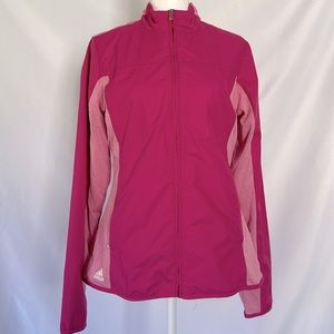 Adidas Climaproof Women’s Pink Golf Jacket Size S